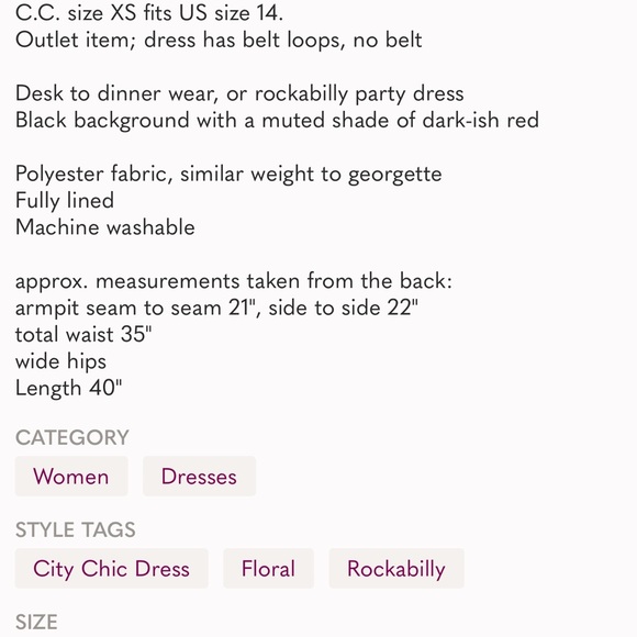 City Chic Retro Romantic Fit & Flare Office Casual Party Summer Dress - Picture 10 of 10